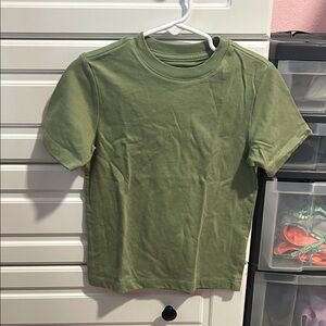 Wonder Nation Olive Short Sleeve Tee